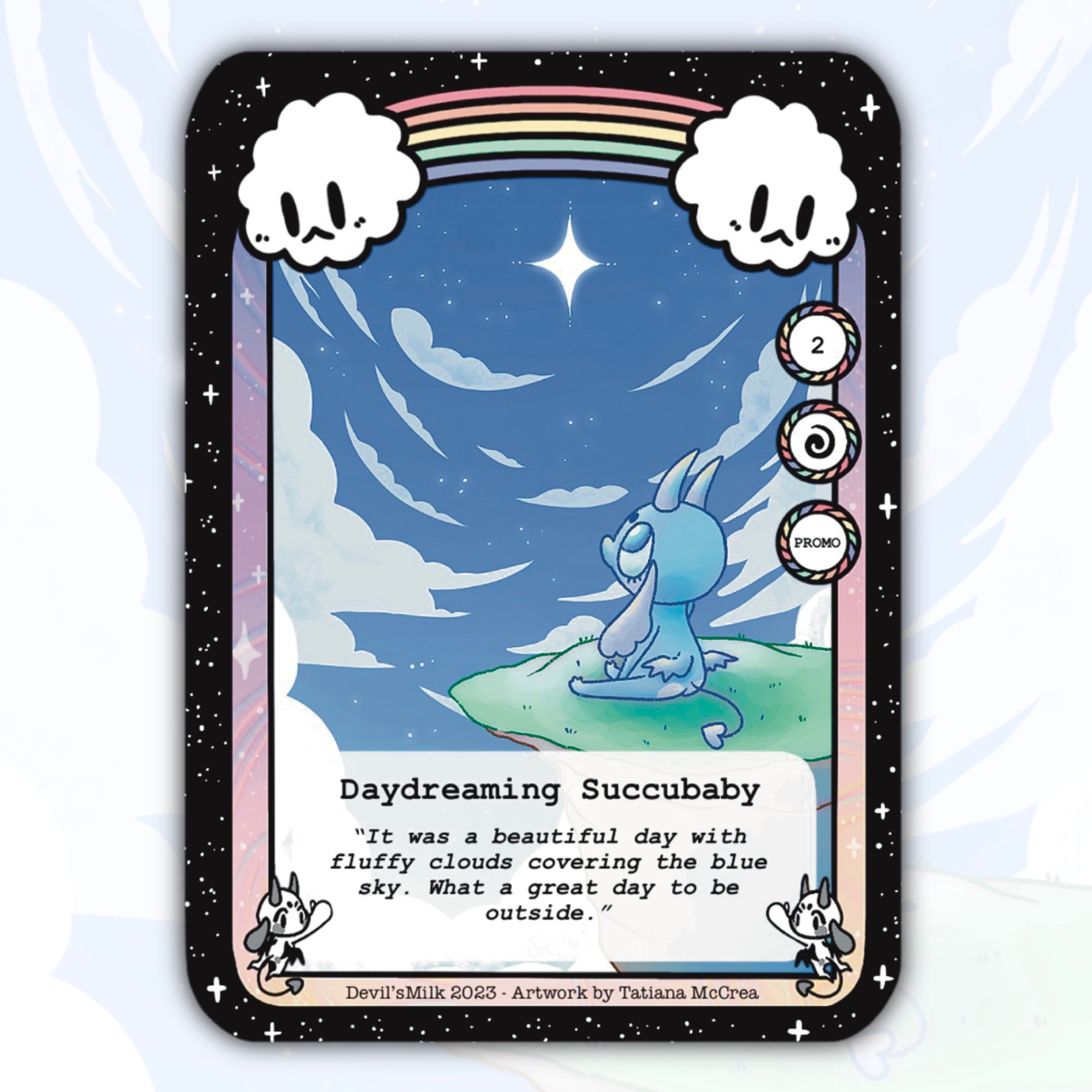 “Dreaming Succubaby" Holographic Promo Trading Card