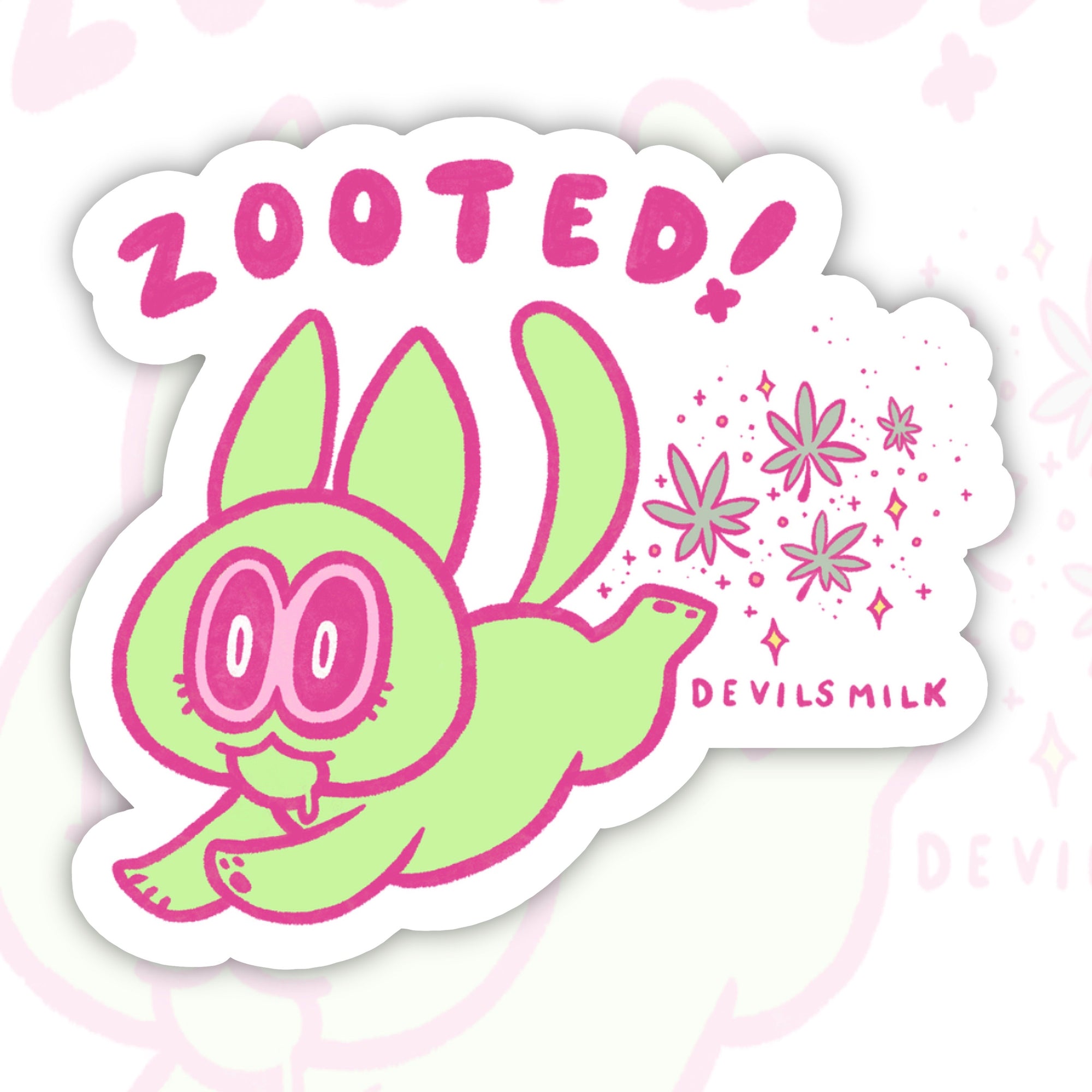 "Zooted!" Sticker