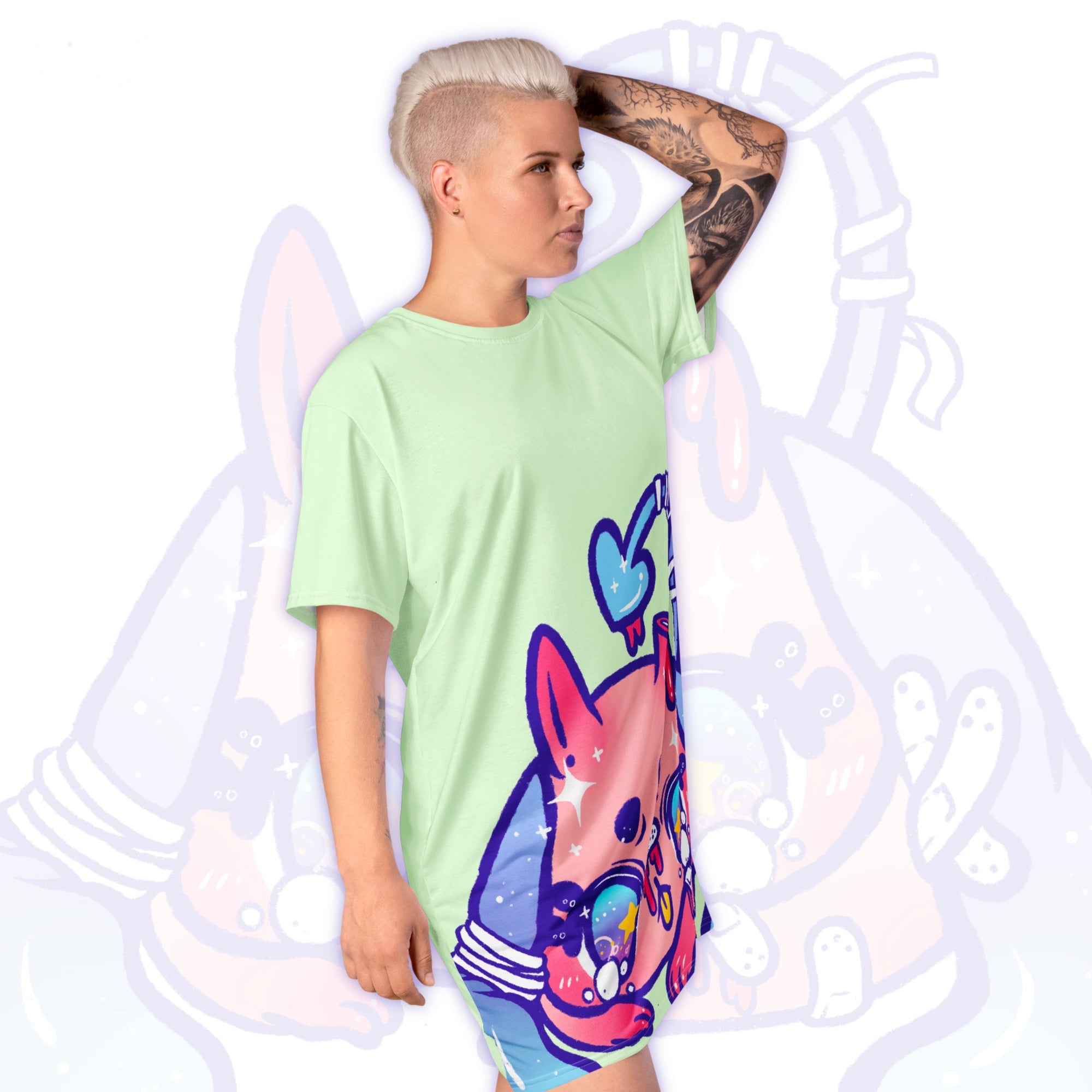 “Kawaii Cuts” Oversized T-Shirt [BeetleMilk] 